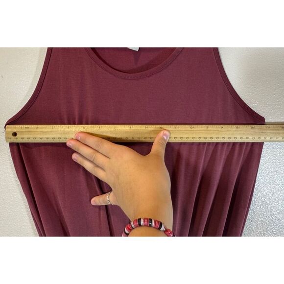 Allison Joy Evereve Ruched Tank Midi Women's Dress XS - Picture 7 of 8